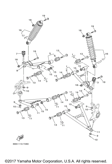 FRONT SUSPENSION WHEEL