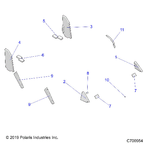 BODY, SEALING FOAM - R20RSY99A9/AA/AP/AX/B9/BA/BP/BX (C700954)