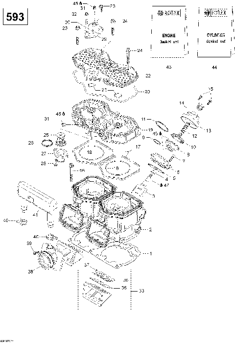 01- Cylinder and Cylinder Head 600