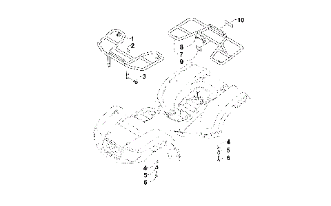 FRONT AND REAR RACK ASSEMBLY [300473]