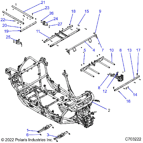 CHASSIS, MAIN FRAME - Z23G4D92AL/BL/AE/BE (C0705763)