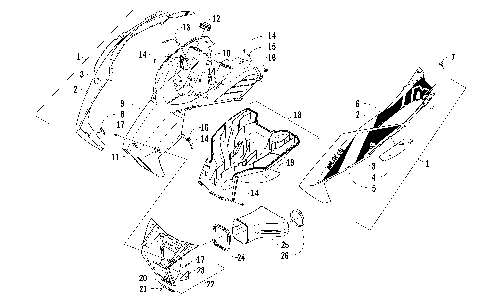HOOD AND AIR INTAKE ASSEMBLY [96928]