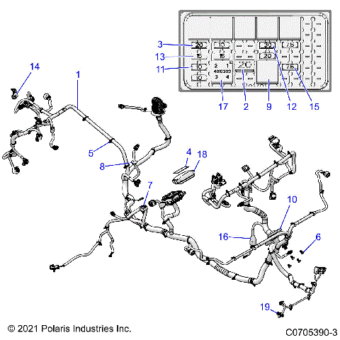 ELECTRICAL, WIRE HARNESS - R23RRE99AJ/BJ/AK/BK/AX/BX/A9/B9 (C0705390-3)