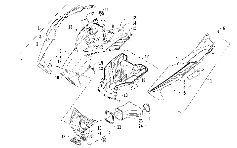 HOOD AND AIR INTAKE ASSEMBLY [99434]