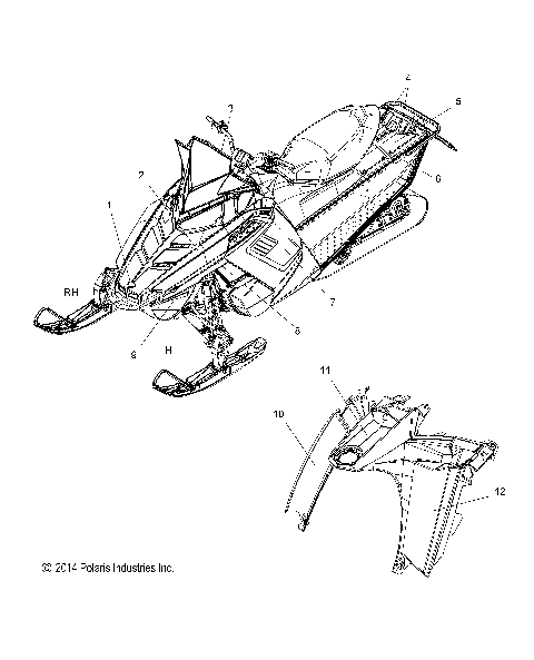 BODY, DECAL - S15CB5BSA/BSL/BEL (49SNOWDECAL15550121)