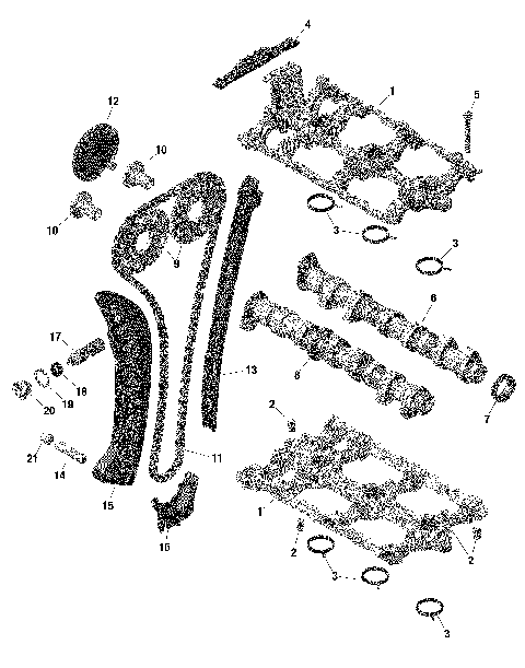 01- Rotax - Valve Train / Built from Nov 6 2020