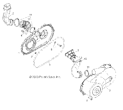 DRIVE TRAIN, CLUTCH COVER and DUCTING - Z14VE76AD/7EAL/7EAW/EAJ/EAU (49RGRCLUTCHCVR11RZRS)