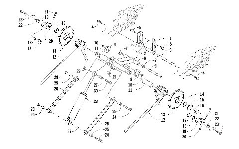 REAR SUSPENSION REAR ARM ASSEMBLY [106509]