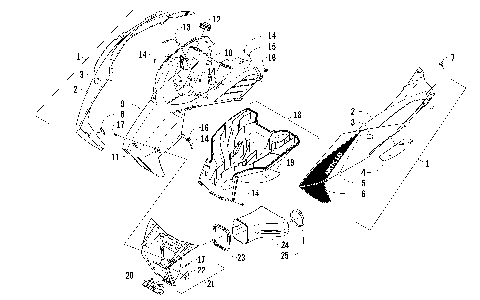 HOOD AND AIR INTAKE ASSEMBLY [99182]