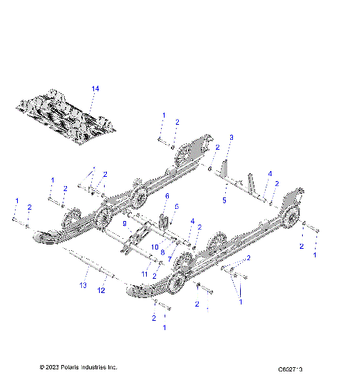 SUSPENSION, REAR - S25AJT6REL (C602713)