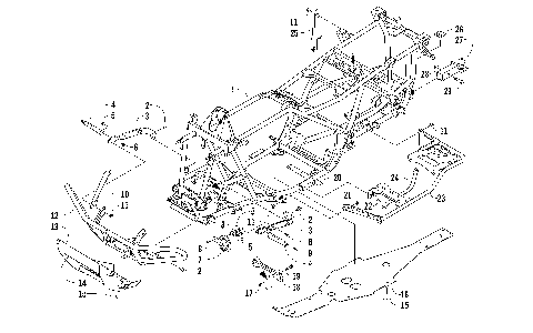 FRAME AND RELATED PARTS [96126]