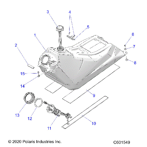 FUEL SYSTEM, FUEL TANK ASM. - S21EFK6PS/6PE (600043)