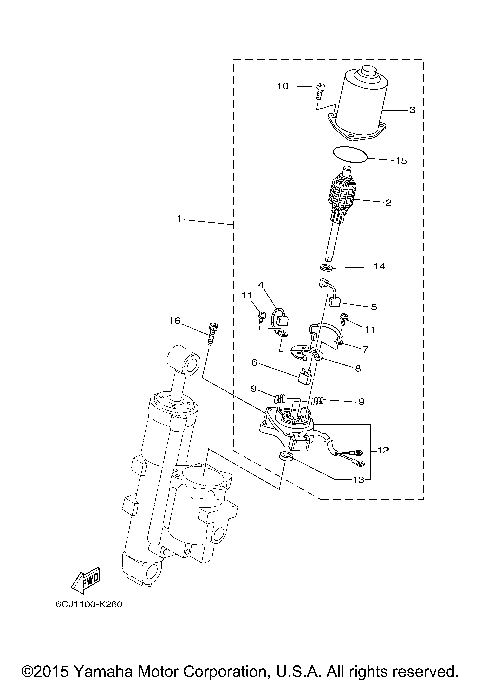 POWER TRIM TILT ASSY 2
