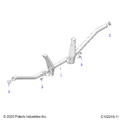 BODY, REAR RACK SUPPORT - A26SXM95AR (C102210-11)