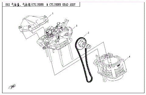 CYLINDER&CYLINDER HEAD ASSY