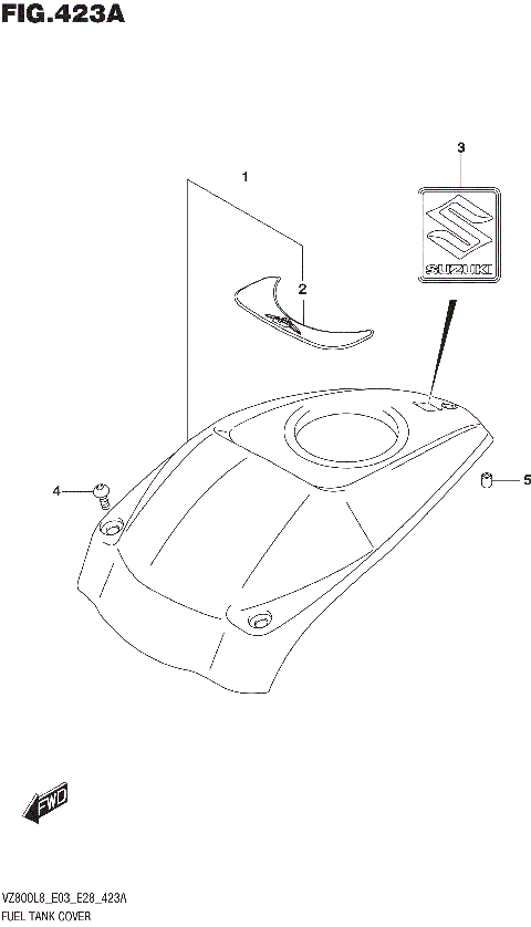 FUEL TANK COVER