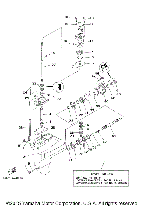 LOWER CASING DRIVE 1
