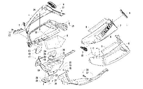 SKID PLATE AND SIDE PANEL ASSEMBLY [99370]