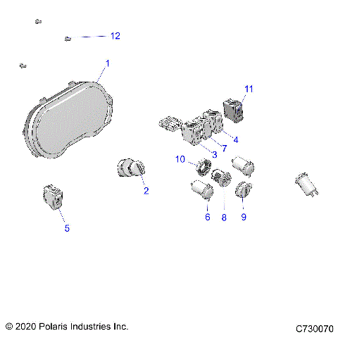 ELECTRICAL, DASH INSTRUMENTS - R21RRB99AZ/BZ (C730070)