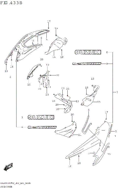 SIDE COVER (DL1050RQ)