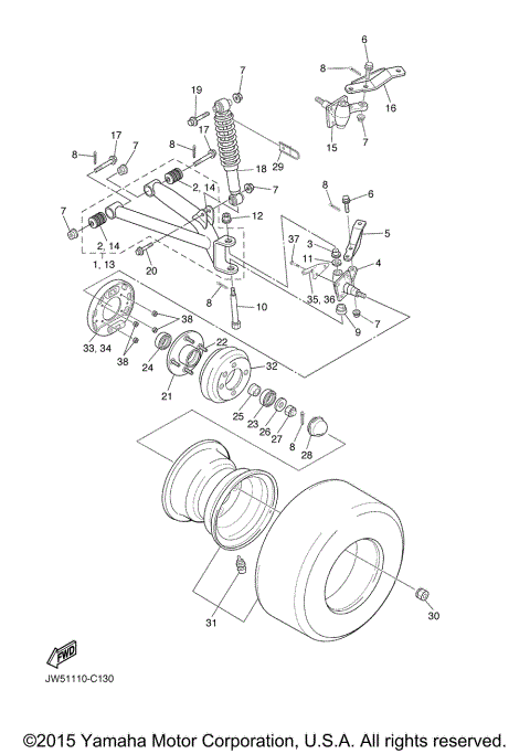 FRONT SUSPENSION WHEEL