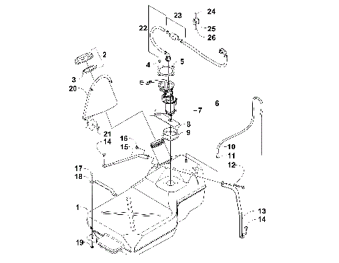 GAS TANK ASSEMBLY UP TO VIN: 302024 [92477]