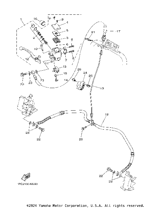 FRONT MASTER CYLINDER