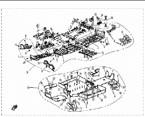 ENGINE SKID PLATE & TOWING