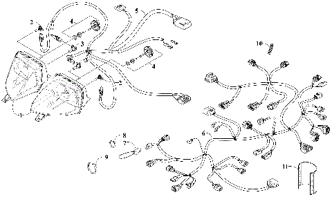 HEADLIGHT AND WIRING ASSEMBLIES [106523]