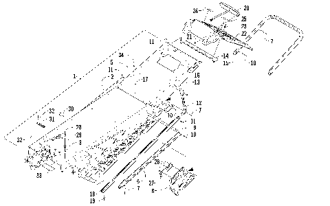 TUNNEL, REAR BUMPER, AND TAILLIGHT ASSEMBLY [93461]