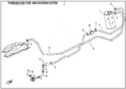 FUEL VAPORATION SYSTEM