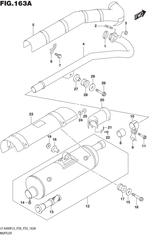 MUFFLER (LT-A400FL5 P28)