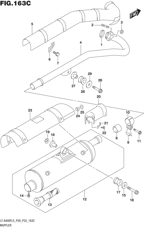 MUFFLER (LT-A400FZL5 P28)