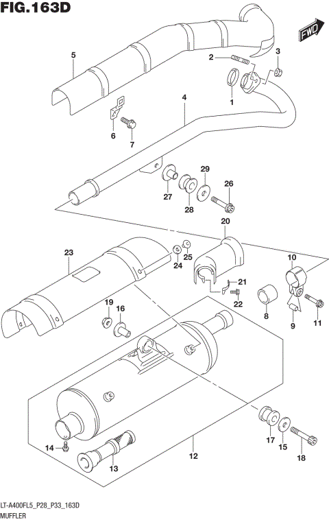 MUFFLER (LT-A400FZL5 P33)