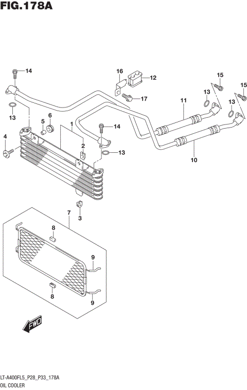 OIL COOLER (LT-A400FL5 P28)