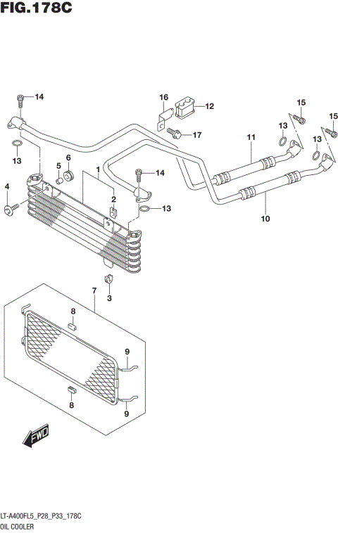 OIL COOLER (LT-A400FZL5 P28)