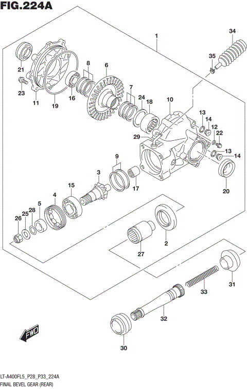 FINAL BEVEL GEAR (REAR)