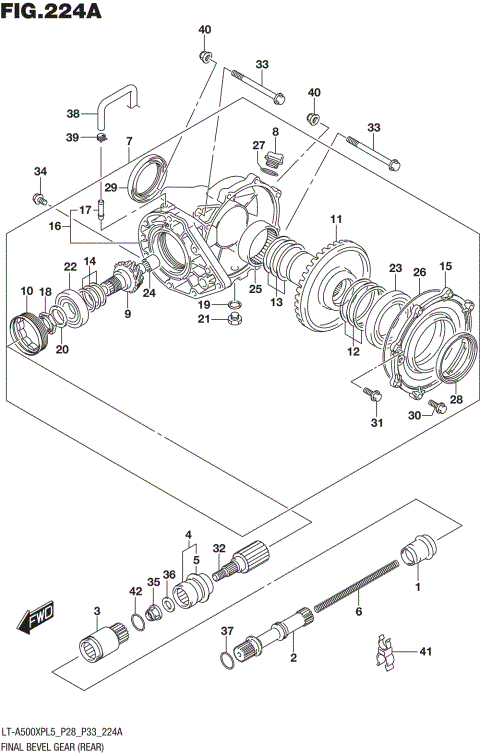 FINAL BEVEL GEAR (REAR)