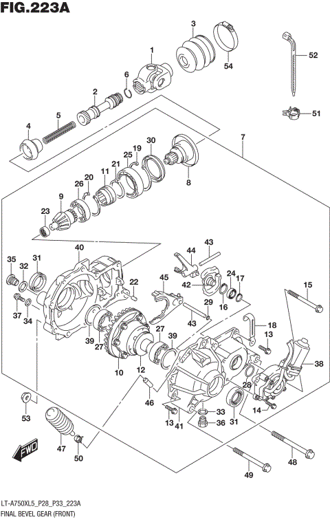 FINAL BEVEL GEAR (FRONT)