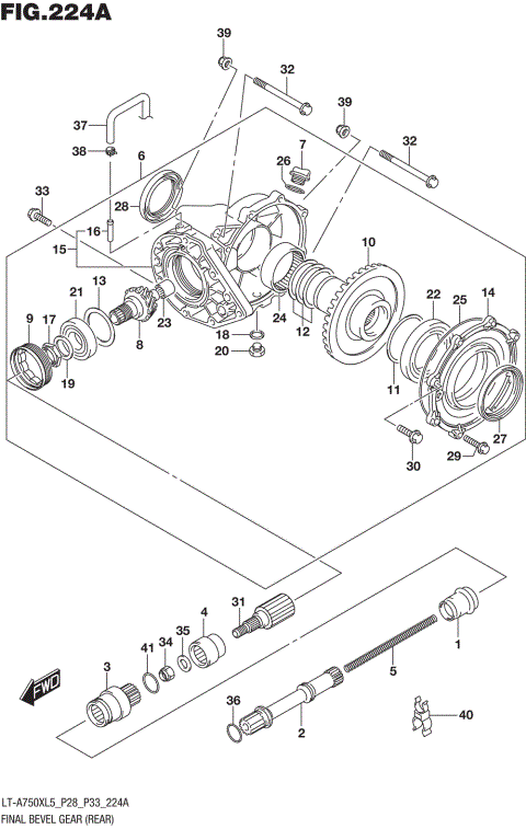 FINAL BEVEL GEAR (REAR)