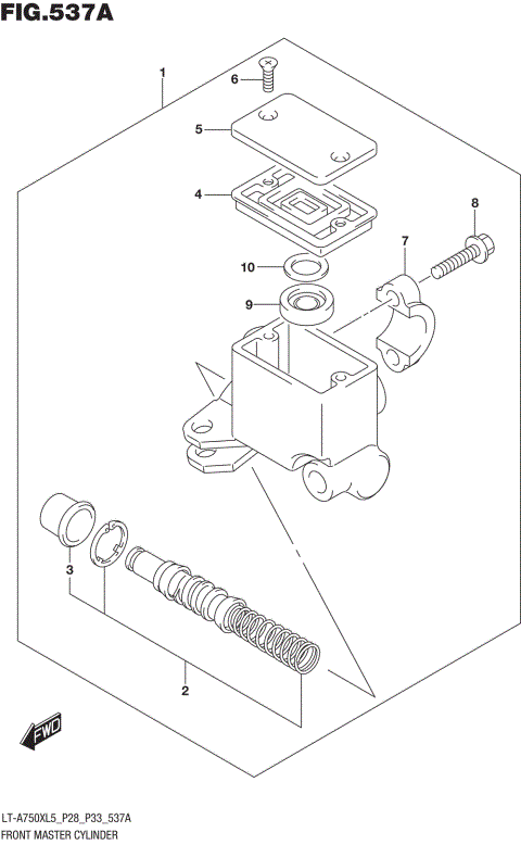FRONT MASTER CYLINDER