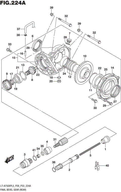FINAL BEVEL GEAR (REAR)