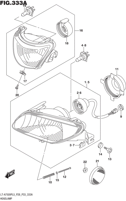 HEADLAMP (LT-A750XPL5 P28)