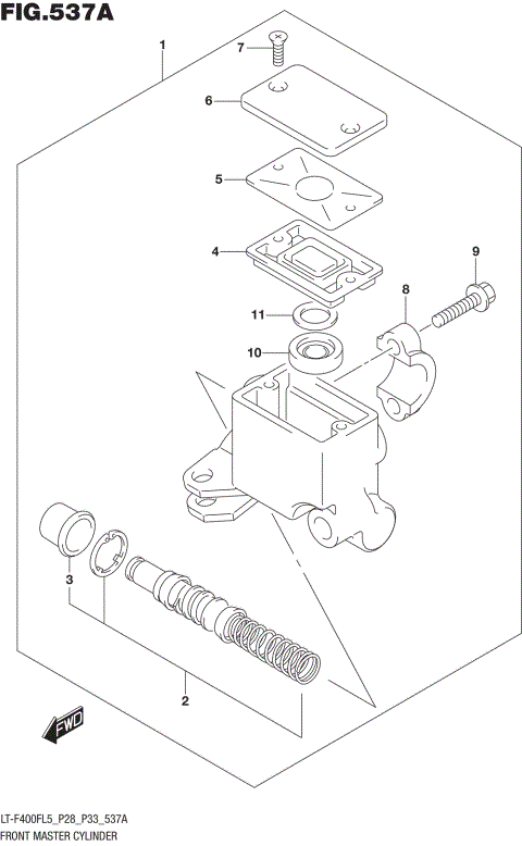 FRONT MASTER CYLINDER