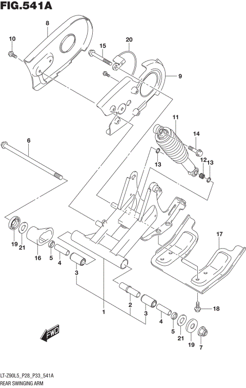 REAR SWINGINGARM