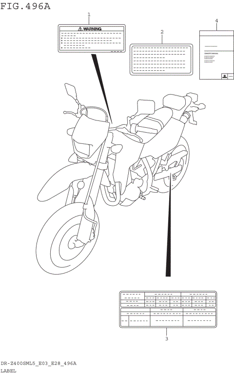LABEL (DR-Z400SML5 E03)