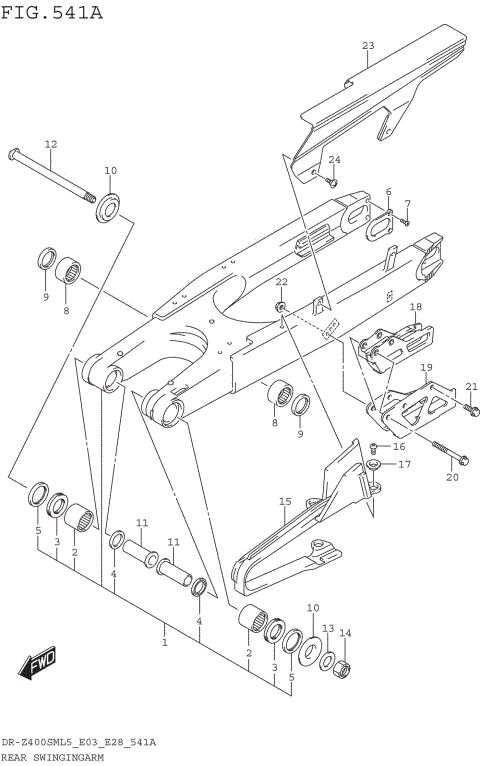 REAR SWINGINGARM
