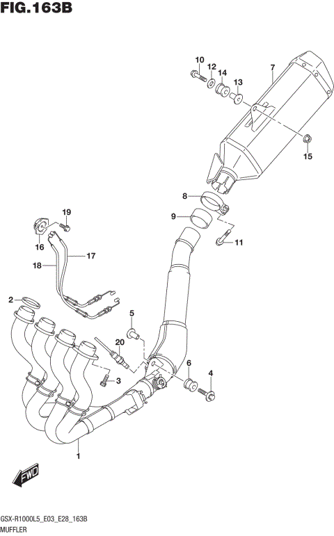 MUFFLER (GSX-R1000L5 E28)