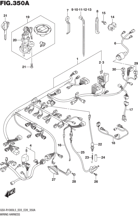 WIRING HARNESS (GSX-R1000L5 E03)