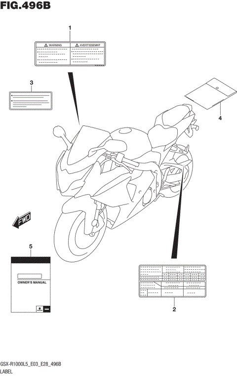 LABEL (GSX-R1000L5 E28)